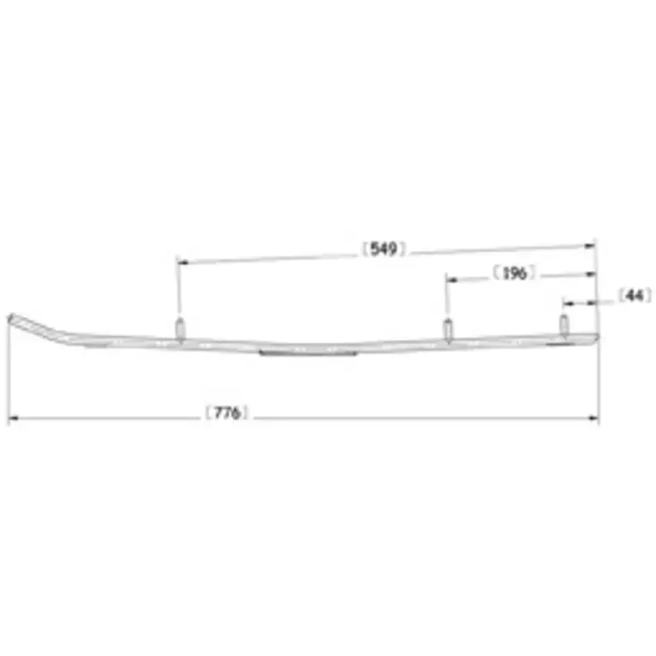 Sno-X Defender ohjausrautapari, Arctic Cat - Moottorikelkan ohjausraudat - 881-0111 - 1