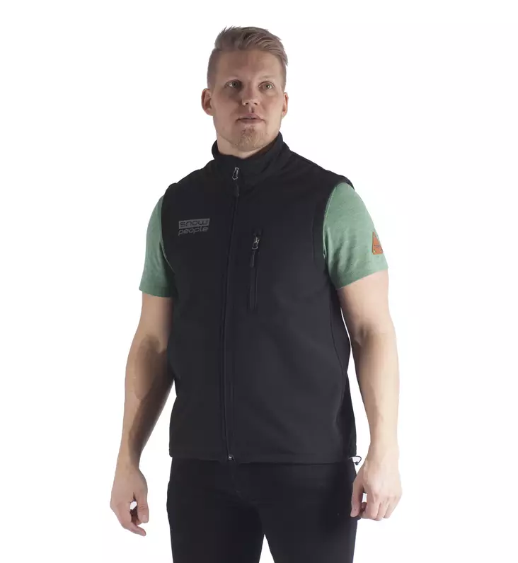 Snowpeople Liivi Softshell Liivi musta - Kelkkatakit - 639-1803-1 - 1