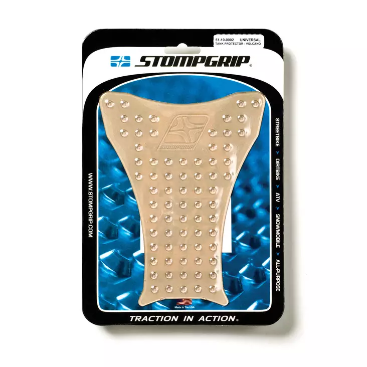 Stompgrip Tank Protector - Volcano : Clear - Moottoripyörän tankinsuojat - 296-5101-1001 - 1