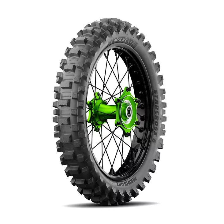 Takarengas Michelin Starcross 6 Medium Soft 120/90-18 M/C 65M TT - Crossipyörän renkaat - 25-901841 - 1