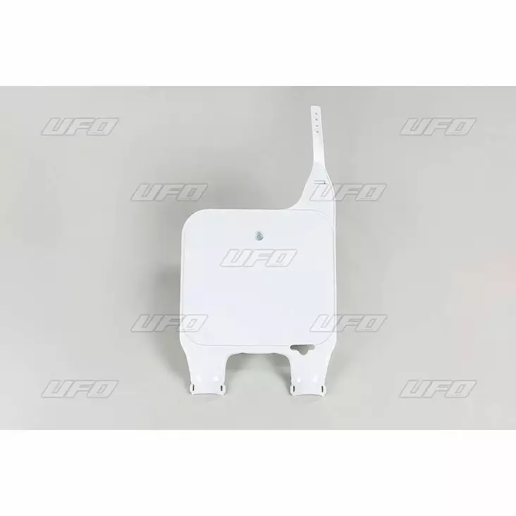 UFO Etunumerokilpi CR125-500 90-94 Valkoinen 041 - Crossipyörän numerokilvet - 650-2629-041 - 1
