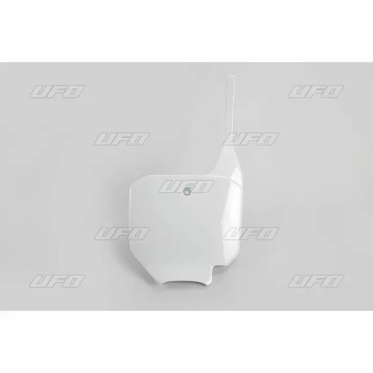 UFO Etunumerokilpi CR80/85 96- Valkoinen 041 - Crossipyörän numerokilvet - 650-3624-041 - 1