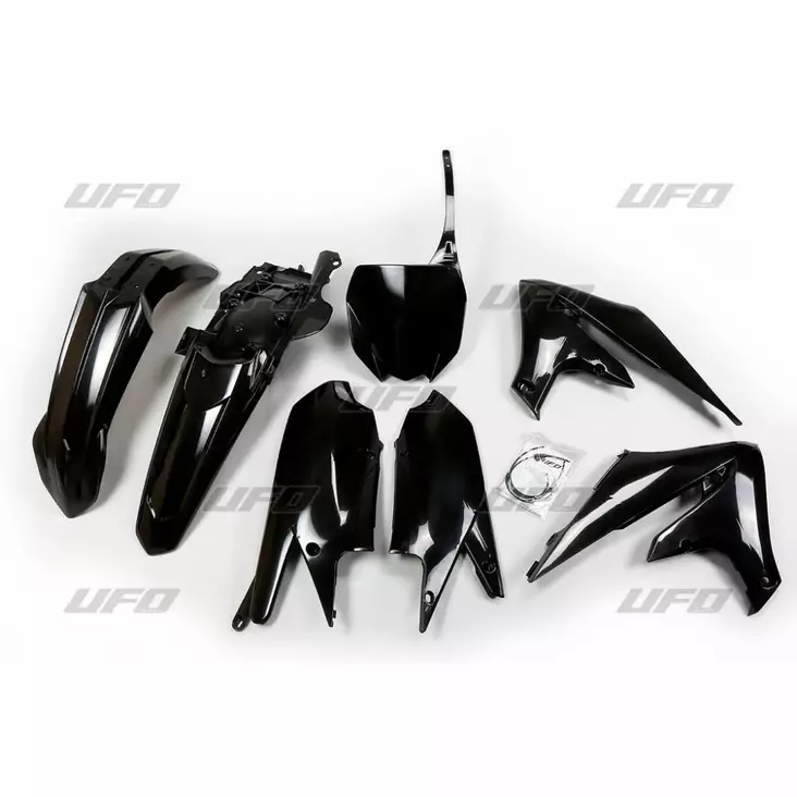 UFO Muovisarja 5-osainen Musta 001 YZ250F 19-, YZ450F 18- - Crossipyörän muovisarjat - 650-K321-001 - 1
