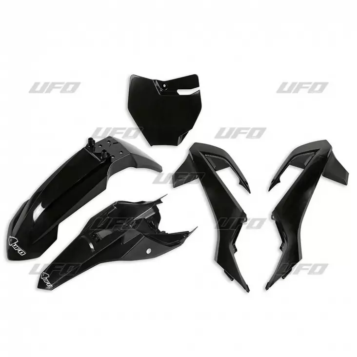 UFO Muovisarja 5-osainen musta KTM SX65 16-19 - Crossipyörän muovisarjat - 650-K526-001 - 1