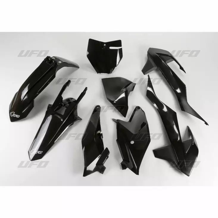 UFO Muovisarja 5-osainen musta KTM SX85 18- - Crossipyörän muovisarjat - 650-K519-001 - 1