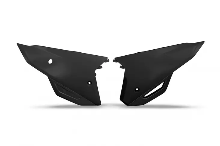 UFO Sivunumerokilvet CRF250R/RX 22-24 CRF450R/RX 21-24 Musta 001 - Crossipyörän ilmanohjaimet - 650-5606-001 - 1