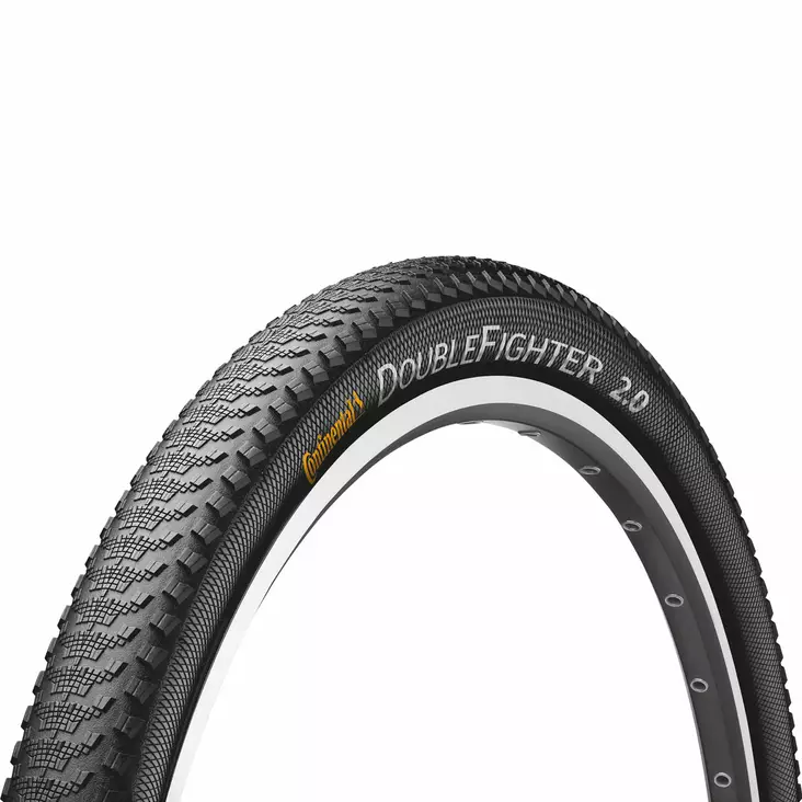 Ulkorengas 24" CONTINENTAL Double Fighter III 50-507, musta - Polkupyörän ulkorenkaat - 0101251 - 1