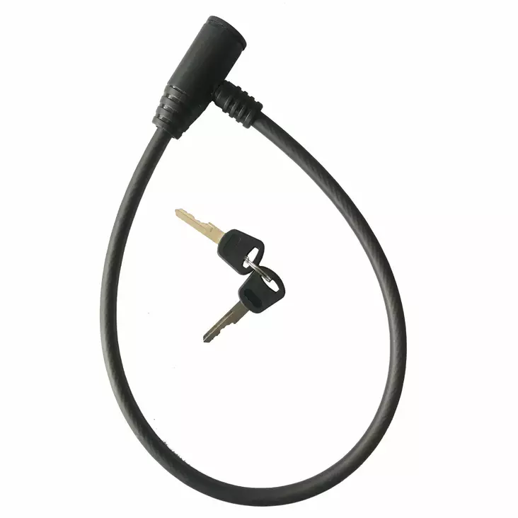 Vaijerilukko CAVO, 10/65cm, mattamusta - Polkupyörän lukot ja osat - 45-111 - 1