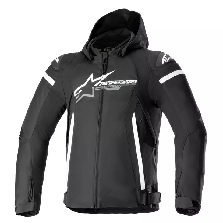 MP ajotakki Alpinestars Zaca, vedenpitävä, musta/valkoinen - MP Ajotakit - D439161 - 2