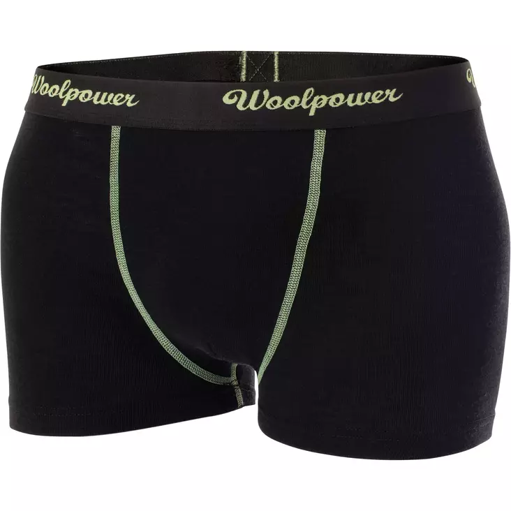 Woolpower miesten Merino boxer alushousut musta - Alusasut ja kerrastot - 632-6321-1 - 1
