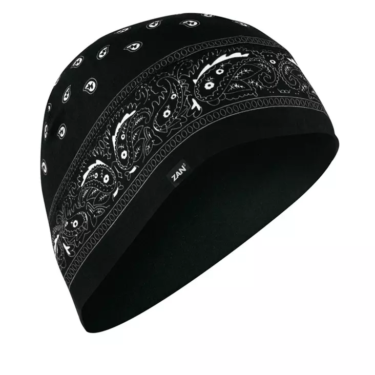 Zan Headgear Beanie, SportFlex Series, Black Paisley - Kypärähuput - WHLL101 - 1