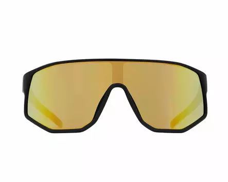 Spect Red Bull Dash aurinkolasit Soft Black-Yellow w blue-pink-yellow mirror lens - Aurinkolasit - 674-25002 - 2