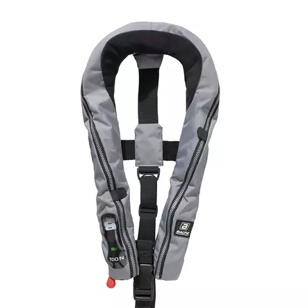 Baltic Compact 100 auto ilmatäytteinen pelastusliivi harmaa 30-110kg - Veneen automaattiset pelastusliivit - 128-2-1352 - 1