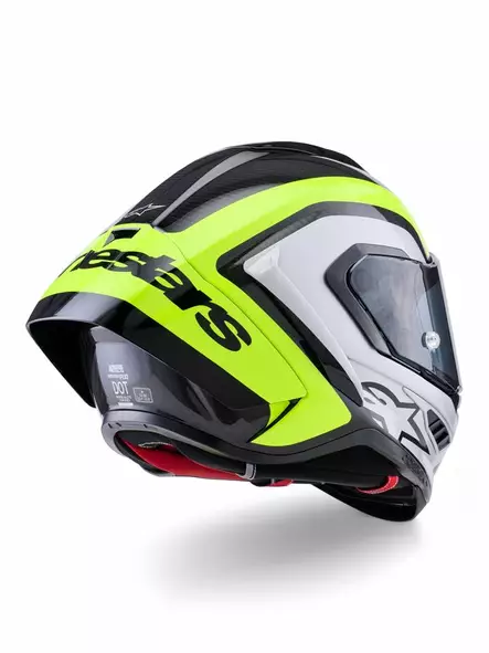 MP-kypärä Alpinestars Supertech S-R10 Arius, musta/silver/keltainen - Umpikypärät - D527482 - 2