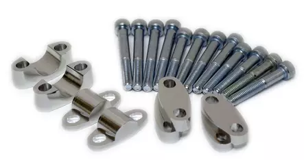 Ohjaustangon korotussarja 22mm tangolle - Ohjaustangot ja kahvatupit - 38-0032 - 1