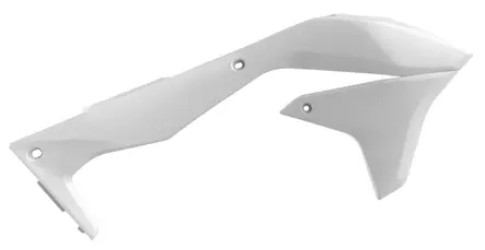 Polisport jäähdyttimen suojat Kawasaki KX450F(16-18), Valkoinen - Crossipyörän ilmanohjaimet - 176-8418300002 - 1