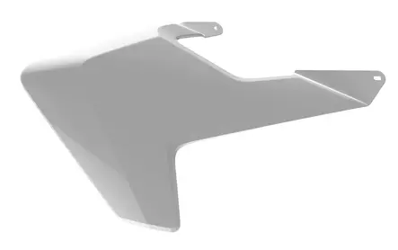 Polisport jäähdyttimen suojat TC125, FC250/350/450 2016-18, Valkoinen - Crossipyörän jäähdyttäjän ritilät - 176-8418100002 - 1