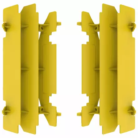 Polisport radiator louvers Suzuki RM125(01-08) RM250(96-06) Yellow rm01 - Crossipyörän jäähdyttäjän ritilät - 179-8466100002 - 1