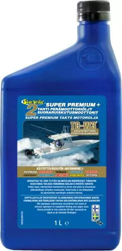 Star brite Super Premium 2-tahti TC-W3 ruiskukoneisiin 1L - Veneen huoltotuotteet - 136-19232 - 2