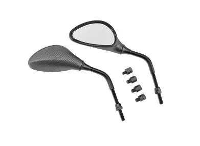 TNT Peili MAC 3, Pari, Matta Carb. - Mopon peilit - 306-4923-12 - 1