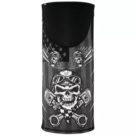 Tuubihuivi Motley Tube Sport Flex Windproof, Biker Skull - Neopreenimaskit ja huivit - TW712 - 1