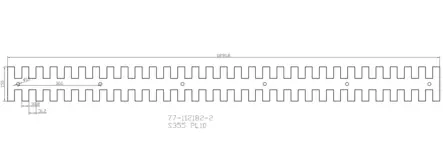 Varaterä tielana - Työkoneiden varaosat - 77-12182-2 - 2