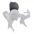 Kimpex selkänoja korkea, Seat Jack LT/DX - Satulat ja satulanpäälliset - 92-000362 - 1