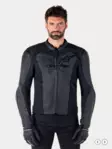 Miesten MP- nahkatakki Alpinestars Faster v3, musta -  -  - 1