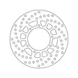 Brembo Jarrulevy Serie Oro - Moottoripyörän jarrulevyt - 232-68B40742 - 1