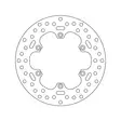 Brembo Serie Oro jarrulevy - Moottoripyörän jarrulevyt - 232-68B40752 - 1