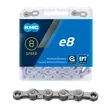 Ketju 8-v KMC e8 EPT, 1/2 x 3/32", E-Bike, 122L - Sähköpyörän ketjut - BE08SEP22 - 2