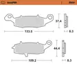 Moto-Master Jarrupalat RoadPRO Sinter Taakse 5707367182312 - Moottoripyörän jarrupalat - 235-404102 - 1