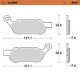 Moto-Master Jarrupalat RoadPRO Sinter Taakse 5707367741151 - Moottoripyörän jarrupalat - 235-412102 - 1