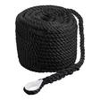 Qvarken Ankkuriköysi Classic koussilla 14mm 40m musta - Veneen ankkurointiköydet - 102-02-0012 - 1