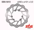 SBS Jarrulevy Standard - Moottoripyörän jarrulevyt - 230-5072 - 1