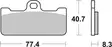 SBS Jarrupalat Dual Sinter 2 695DS-2 - Moottoripyörän jarrupalat - 23-695DS-2 - 2