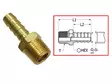 SeaX, polttoaineliitin Universal 1/4 NPT x 1/4 - Veneen polttoainehanat/liittimet - 121-8-07305-2 - 1