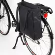 Sivulaukku ATRAN Bella, 13l, musta lehtikuosi, AVS - Polkupyörän laukut - 1807-20-42 - 3