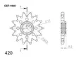 Supersprox Front Sprocket KTM SX65 98- z12 - Moottoripyörän eturattaat - 27-1-1900-12 - 1