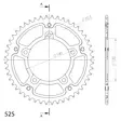 Supersprox Stealth Takaratas Punainen - Moottoripyörän takarattaat - 272-1792-RST-47-2 - 2