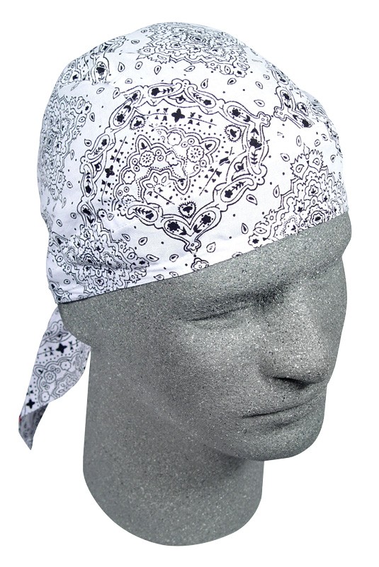 Flydanna päähine White Paisley - Neopreenimaskit ja huivit - Z102 - 1