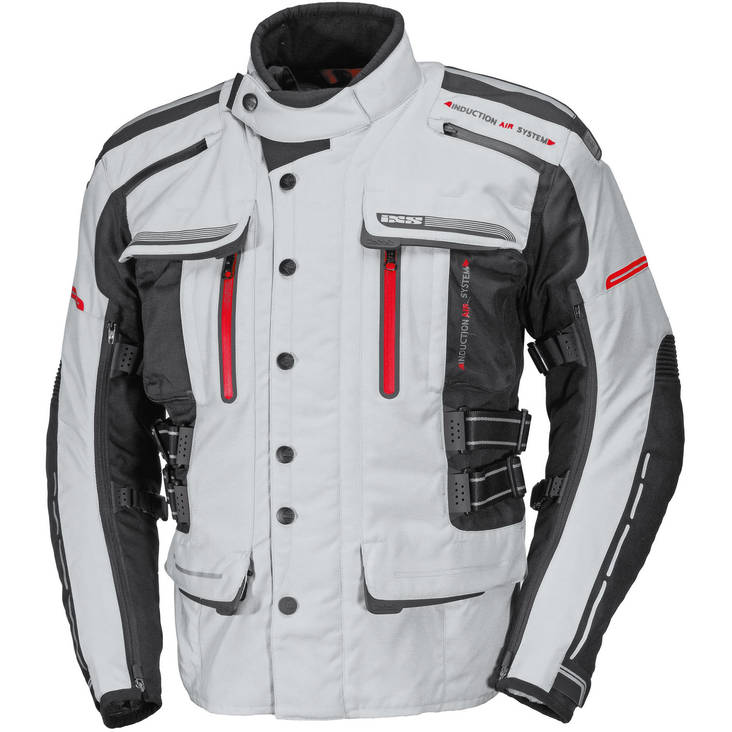 Miesten ajotakki IXS Eagle, harmaa/musta/punainen - MP Ajotakit - X55017-932-2 - 1