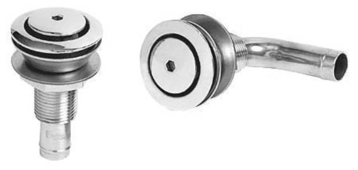 Ruostumaton tankin huohotinventtiili 90°, 45mm - Veneen venttiilit - M20-272-02 - 2