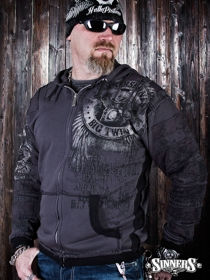 Sinners Bones - "Big Twin" huppari - Paidat ja hupparit - SB0048-2 - 1