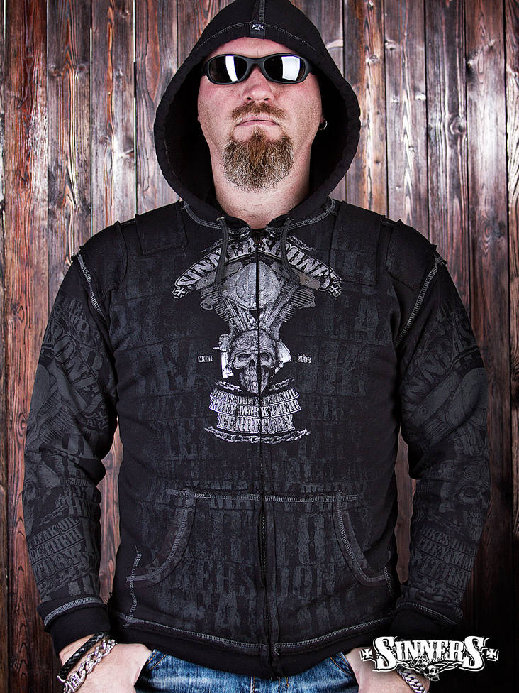 Sinners Bones - "Bikes Don't Leak Oil" huppari - Paidat ja hupparit - SB0042-2 - 1