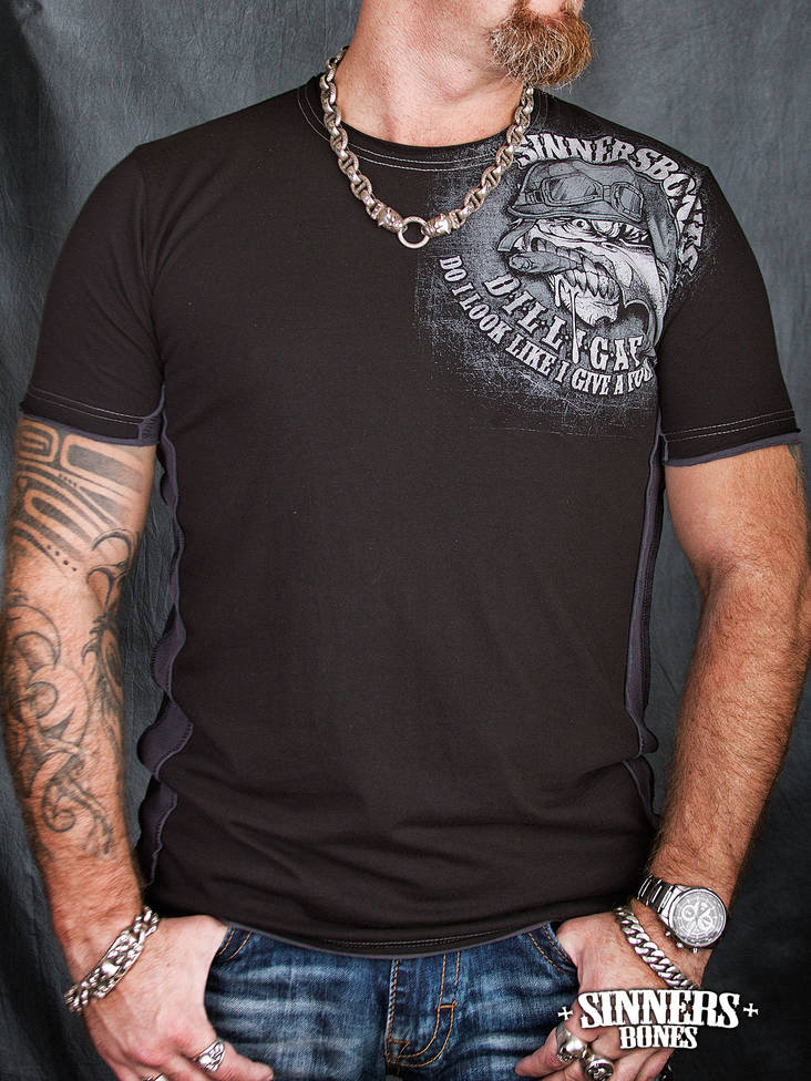 Sinners Bones - "D.I.L.L.I.G.A.F" t-paita - T-paidat - SB0028-2 - 1