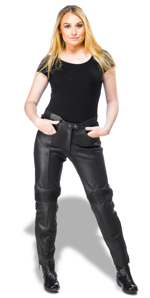 Sweep Nikita naisten nahkahousut, musta - MP Nahkahousut - LPNIK-32 - 1