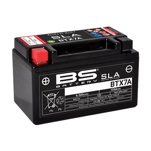 BS Battery BTX7A (FA) SLA - Sealed & Activated - BS akut - 140-300672 - 1