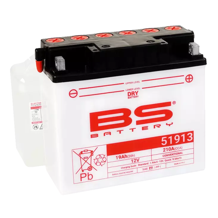 BS Battery 51913 (CP) -akku, perinteinen kuivavarattu - BS akut - 140-310542 - 1