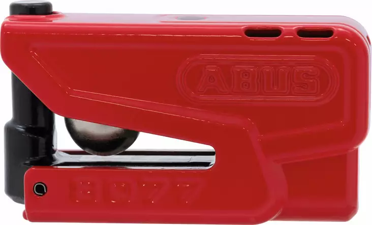 ABUS Jarrulevylukko Granit Detecto X-Plus 8077 2.0, punainen - Levyjarrulukot ja ketjulukot - 49-97802 - 1